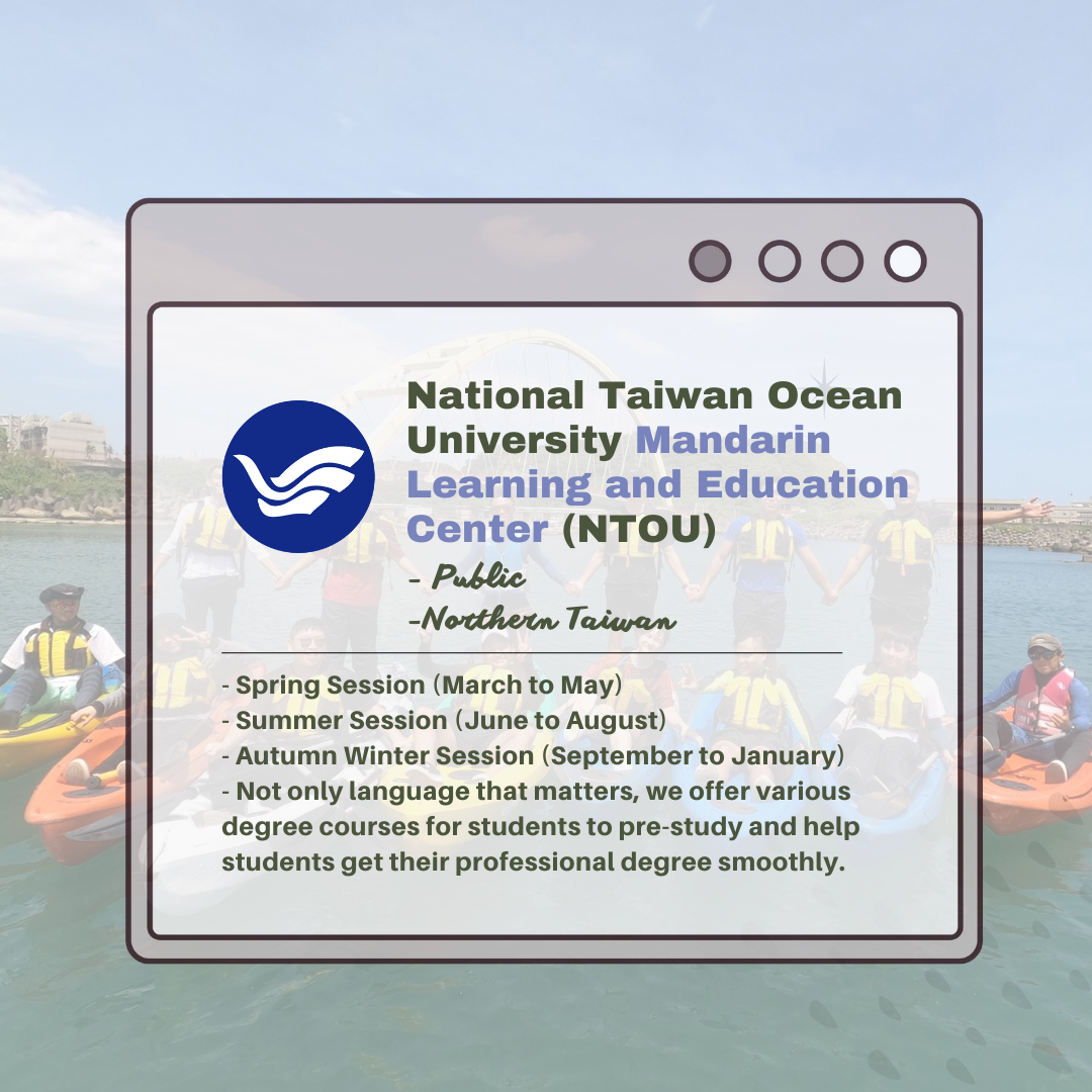 National Taiwan Ocean University Mandarin Learning and Education Center